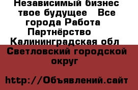 Независимый бизнес-твое будущее - Все города Работа » Партнёрство   . Калининградская обл.,Светловский городской округ 